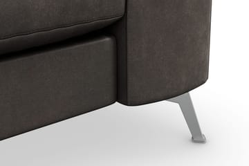 Ocean Lyx 3-sits Soffa i Konstläder - Mörkgrå - Möbler - Vardagsrum - Soffor - Skinnsoffor