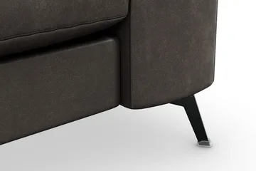 Ocean Lyx 3-sits Soffa i Konstläder - Mörkgrå - Möbler - Vardagsrum - Soffor - Skinnsoffor