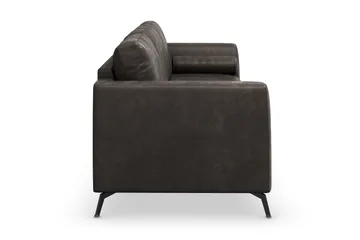 Ocean Lyx 3-sits Soffa i Konstläder - Mörkgrå - Möbler - Vardagsrum - Soffor - Skinnsoffor