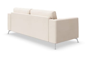 Ocean Lyx 3-sits Soffa med Nackrullar 222 cm i Chenille - Beige - Möbler - Vardagsrum - Soffor - 3-sits soffor