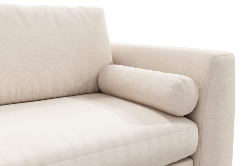 Ocean Lyx 3-sits Soffa med Nackrullar 222 cm i Chenille - Beige - Möbler - Vardagsrum - Soffor - 3-sits soffor