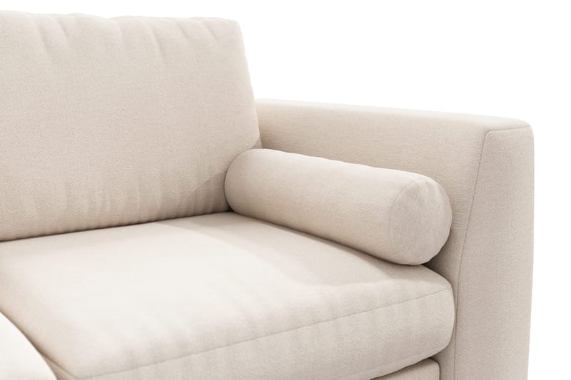 Ocean Lyx 4-sits Chenillesoffa med Nackrullar - Beige - Möbler - Vardagsrum - Soffor - 4-sits soffor