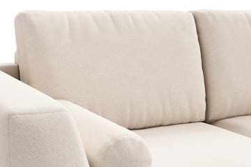 Ocean Lyx 4-sits Chenillesoffa med Nackrullar - Beige - Möbler - Vardagsrum - Soffor - 4-sits soffor