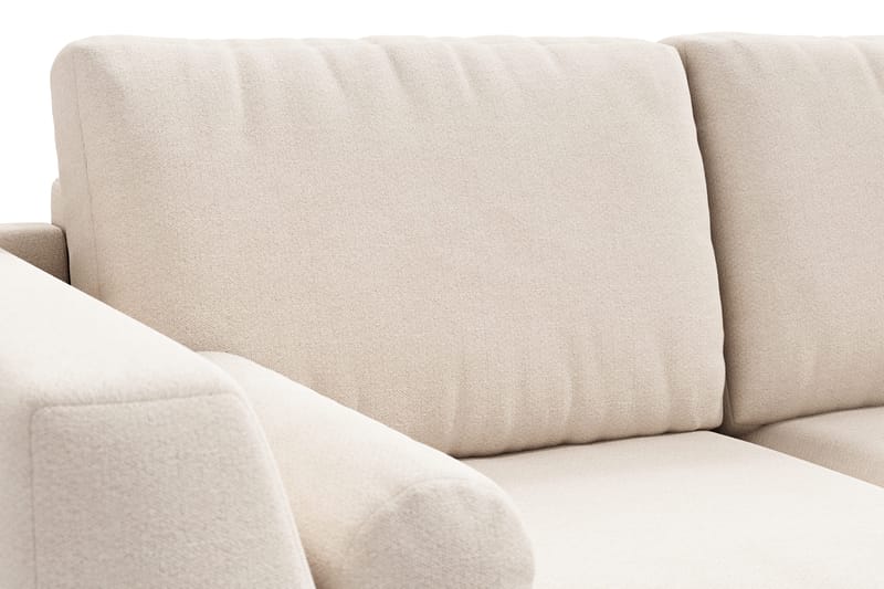 Ocean Lyx 4-sits Chenillesoffa med Nackrullar - Beige - Möbler - Vardagsrum - Soffor - 4-sits soffor