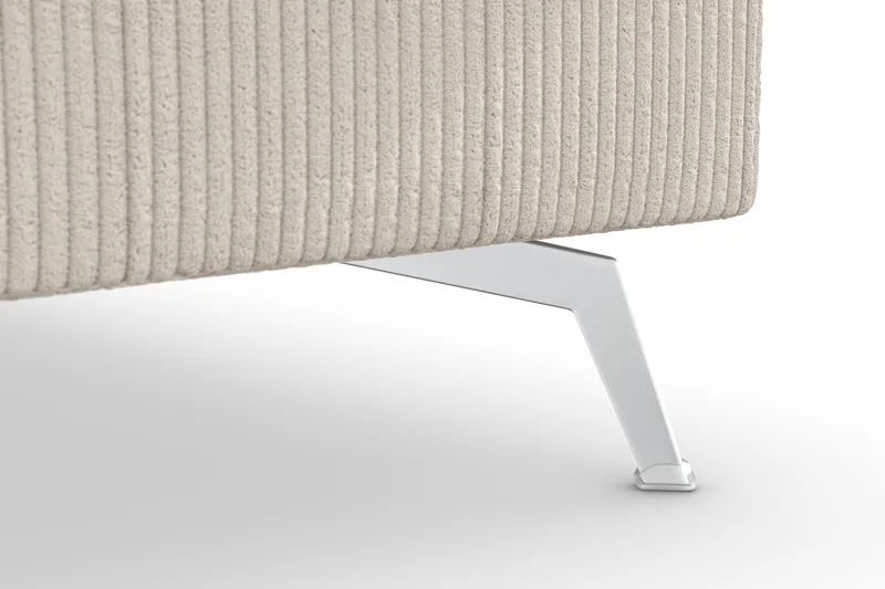 Ocean Lyx 4-sits Högervänd L-formad Schäslongsoffa i Manchester - Beige - Möbler - Vardagsrum - Soffor - Divansoffa & schäslong