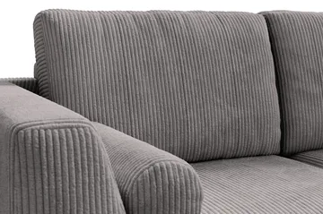 Ocean Lyx 4-sits Högervänd L-formad Schäslongsoffa i Manchester - Mörkgrå - Möbler - Vardagsrum - Soffor - Divansoffa & schäslong