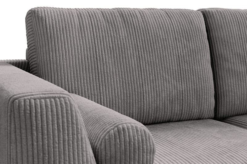 Ocean Lyx 4-sits Högervänd L-formad Schäslongsoffa i Manchester - Mörkgrå - Möbler - Vardagsrum - Soffor - Divansoffa & schäslong