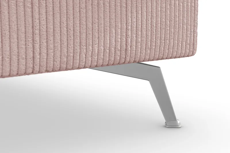 Ocean Lyx 4-sits Högervänd L-formad Schäslongsoffa i Manchester - Rosa - Möbler - Vardagsrum - Soffor - Divansoffa & schäslong
