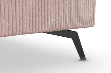 Ocean Lyx 4-sits Högervänd L-formad Schäslongsoffa i Manchester - Rosa - Möbler - Vardagsrum - Soffor - Divansoffa & schäslong