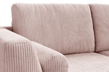 Ocean Lyx 4-sits Högervänd L-formad Schäslongsoffa i Manchester - Rosa - Möbler - Vardagsrum - Soffor - Divansoffa & schäslong