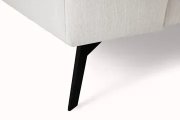 Ocean Lyx 4-sits Högervänd L-formad Schäslongsoffa i Tyg - Ljusgrå - Möbler - Vardagsrum - Soffor - Divansoffa & schäslong