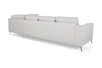 Ocean Lyx 4-sits Högervänd L-formad Schäslongsoffa i Tyg - Ljusgrå - Möbler - Vardagsrum - Soffor - Divansoffa & schäslong