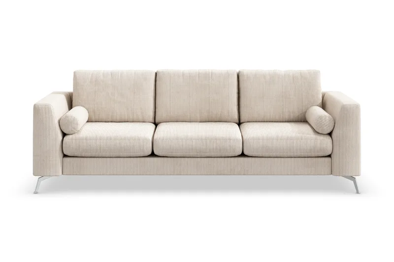 Ocean Lyx 4-sits Manchestersoffa - Beige - Möbler - Vardagsrum - Soffor - 4-sits soffor