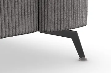 Ocean Lyx 4-sits Manchestersoffa - Mörkgrå - Möbler - Vardagsrum - Soffor - 4-sits soffor