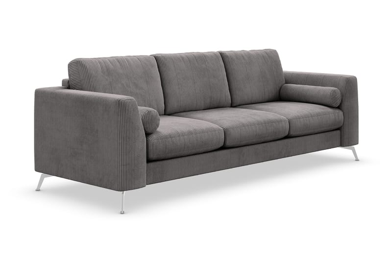 Ocean Lyx 4-sits Manchestersoffa - Mörkgrå - Möbler - Vardagsrum - Soffor - 4-sits soffor