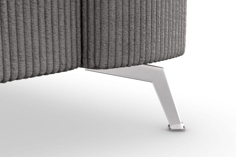 Ocean Lyx 4-sits Manchestersoffa - Mörkgrå - Möbler - Vardagsrum - Soffor - 4-sits soffor