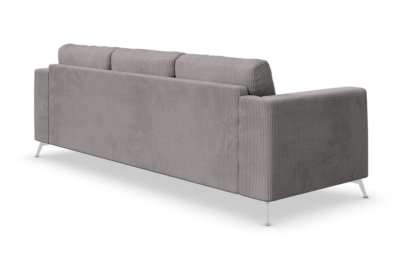 Ocean Lyx 4-sits Manchestersoffa - Mörkgrå - Möbler - Vardagsrum - Soffor - 4-sits soffor
