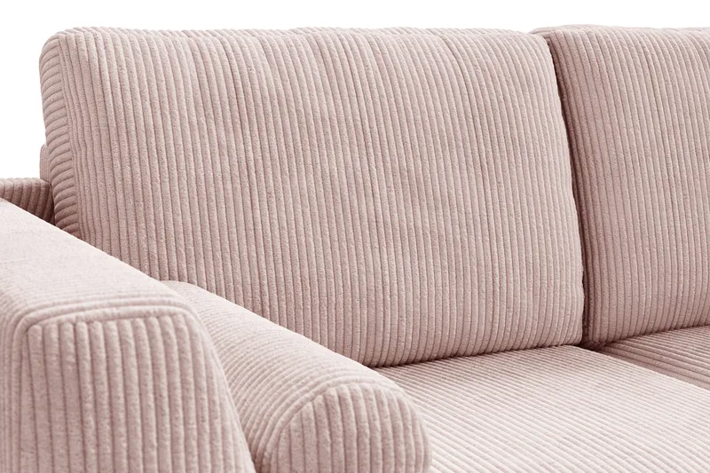 Ocean Lyx 4-sits Manchestersoffa - Rosa - Möbler - Vardagsrum - Soffor - 4-sits soffor