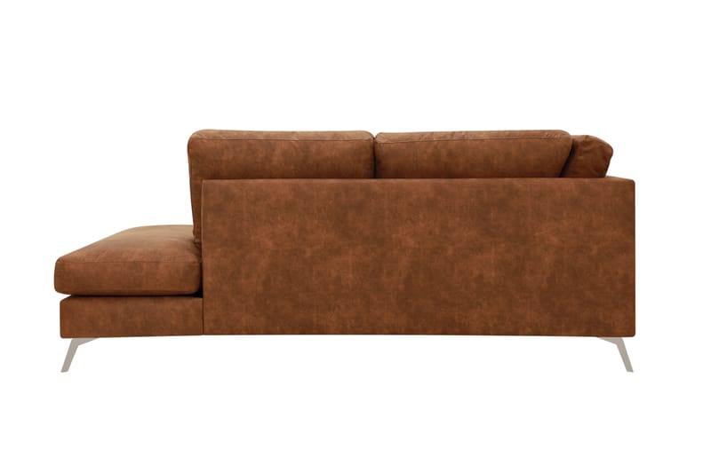 Ocean Lyx 4-sits Soffa med Schäslong Höger - Brun - Möbler - Vardagsrum - Soffor - Skinnsoffor