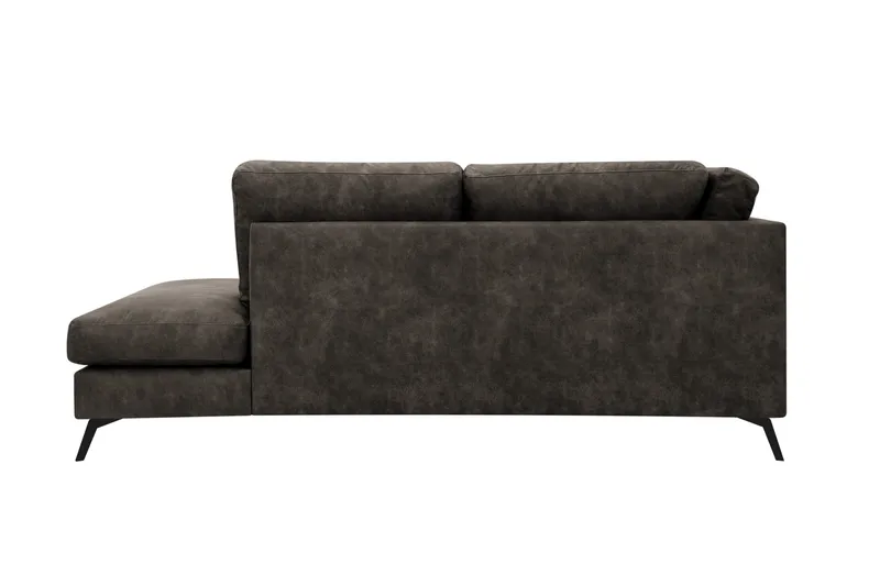 Ocean Lyx 4-sits Soffa med Schäslong Höger - Brun - Möbler - Vardagsrum - Soffor - Skinnsoffor