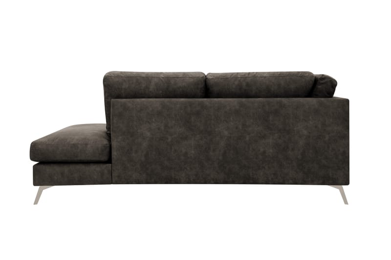 Ocean Lyx 4-sits Soffa med Schäslong Höger - Brun - Möbler - Vardagsrum - Soffor - Skinnsoffor