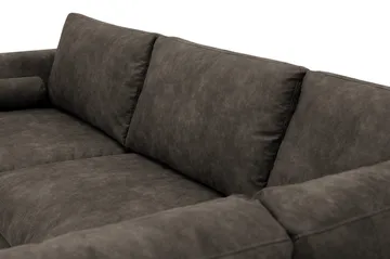 Ocean Lyx 4-sits Soffa med Schäslong Höger - Brun - Möbler - Vardagsrum - Soffor - Skinnsoffor