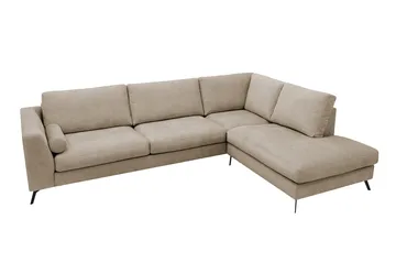 Ocean Lyx 4-sits Soffa med Schäslong Höger - Brun - Möbler - Vardagsrum - Soffor - Divansoffa & schäslong