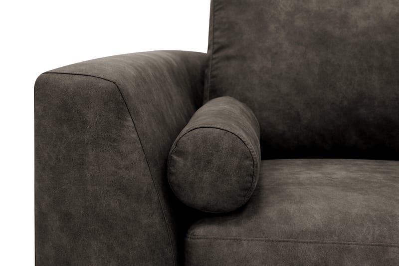 Ocean Lyx 4-sits Soffa med Schäslong Höger - Brun - Möbler - Vardagsrum - Soffor - Skinnsoffor
