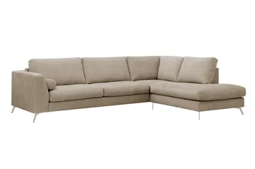 Ocean Lyx 4-sits Soffa med Schäslong Höger - Brun - Möbler - Vardagsrum - Soffor - Divansoffa & schäslong
