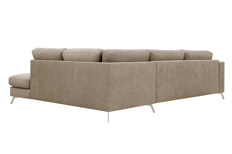 Ocean Lyx 4-sits Soffa med Schäslong Höger - Brun - Möbler - Vardagsrum - Soffor - Divansoffa & schäslong