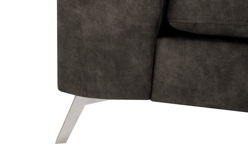 Ocean Lyx 4-sits Soffa med Schäslong Höger - Brun - Möbler - Vardagsrum - Soffor - Skinnsoffor