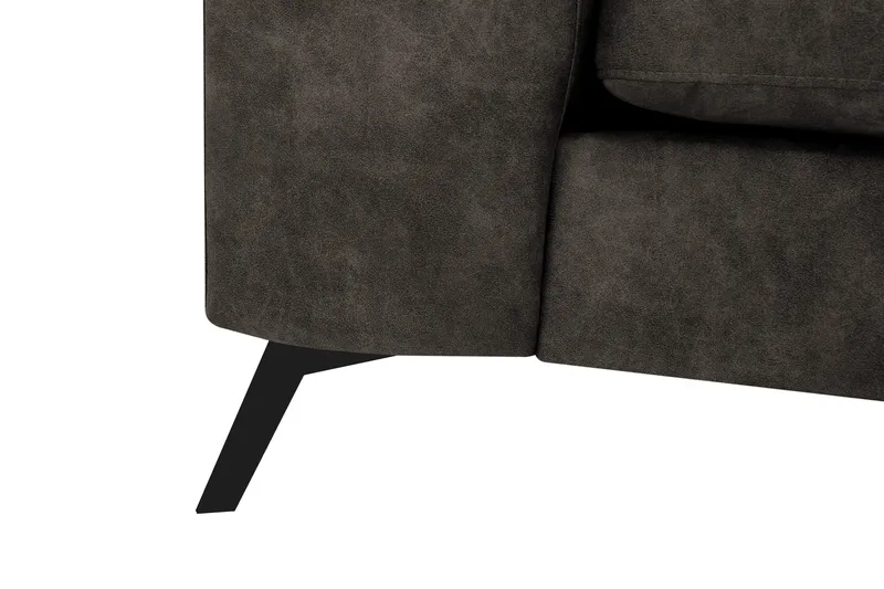 Ocean Lyx 4-sits Soffa med Schäslong Höger - Brun - Möbler - Vardagsrum - Soffor - Skinnsoffor