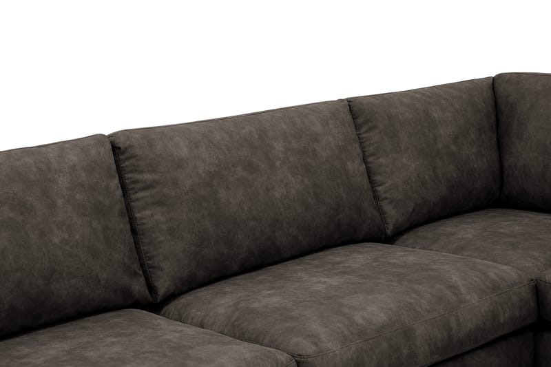 Ocean Lyx 4-sits Soffa med Schäslong Höger - Brun - Möbler - Vardagsrum - Soffor - Skinnsoffor