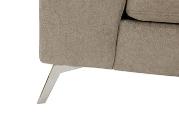 Ocean Lyx 4-sits Soffa med Schäslong Höger - Brun - Möbler - Vardagsrum - Soffor - Divansoffa & schäslong