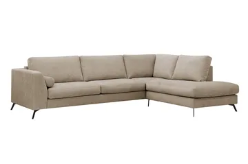 Ocean Lyx 4-sits Soffa med Schäslong Höger - Brun - Möbler - Vardagsrum - Soffor - Divansoffa & schäslong