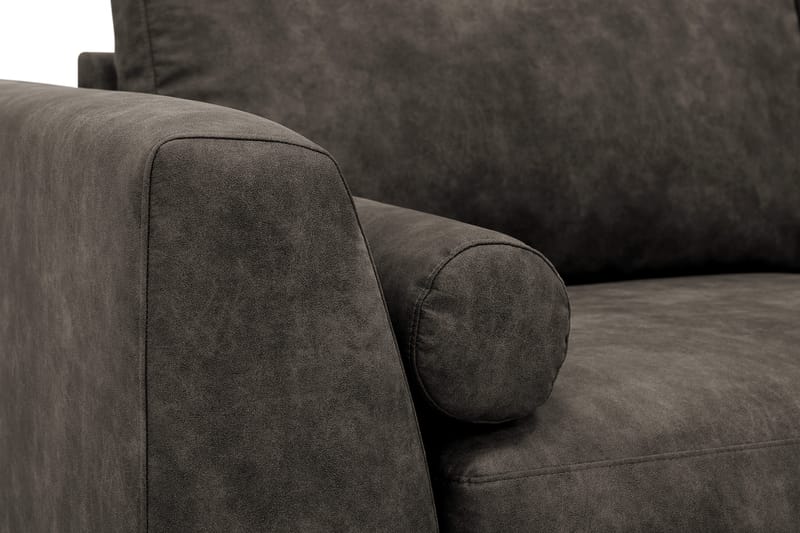 Ocean Lyx 4-sits Soffa med Schäslong Höger - Brun - Möbler - Vardagsrum - Soffor - Skinnsoffor