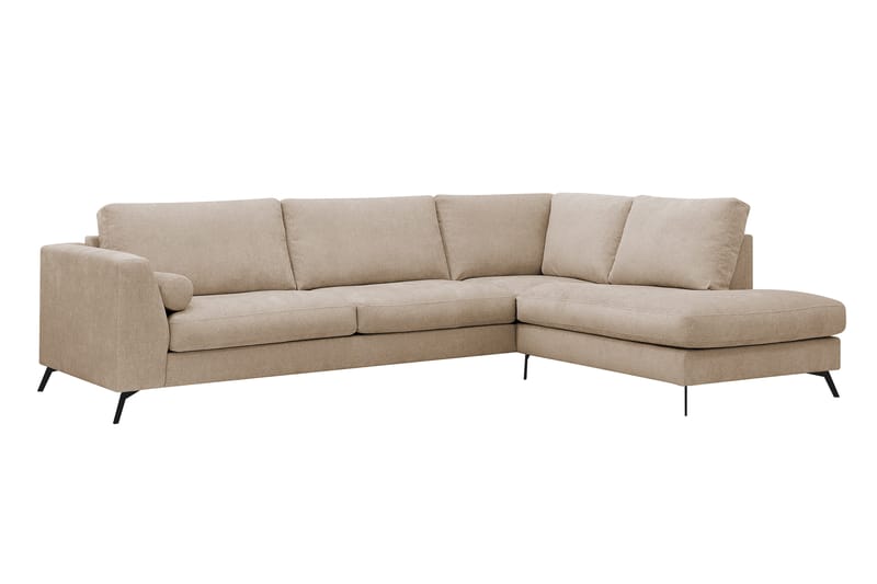 Ocean Lyx 4-sits Soffa med Schäslong Höger - Ljusbrun - Möbler - Vardagsrum - Soffor - Divansoffa & schäslong