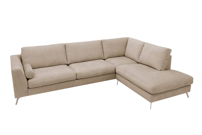 Ocean Lyx 4-sits Soffa med Schäslong Höger - Ljusbrun - Möbler - Vardagsrum - Soffor - Divansoffa & schäslong