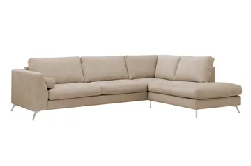 Ocean Lyx 4-sits Soffa med Schäslong Höger - Ljusbrun - Möbler - Vardagsrum - Soffor - Divansoffa & schäslong