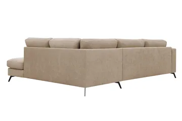 Ocean Lyx 4-sits Soffa med Schäslong Höger - Ljusbrun - Möbler - Vardagsrum - Soffor - Divansoffa & schäslong