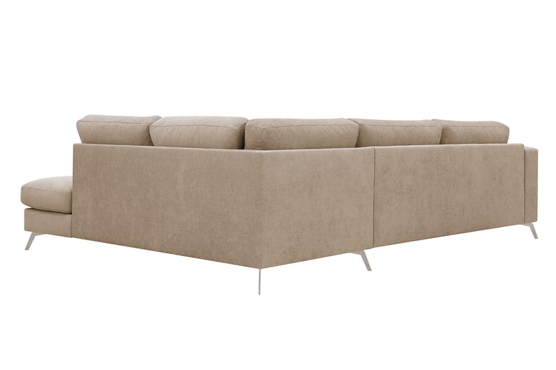 Ocean Lyx 4-sits Soffa med Schäslong Höger - Ljusbrun - Möbler - Vardagsrum - Soffor - Divansoffa & schäslong