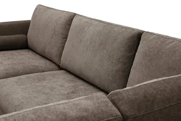 Ocean Lyx 4-sits Soffa med Schäslong Höger - Mörkbrun - Möbler - Vardagsrum - Soffor - Divansoffa & schäslong
