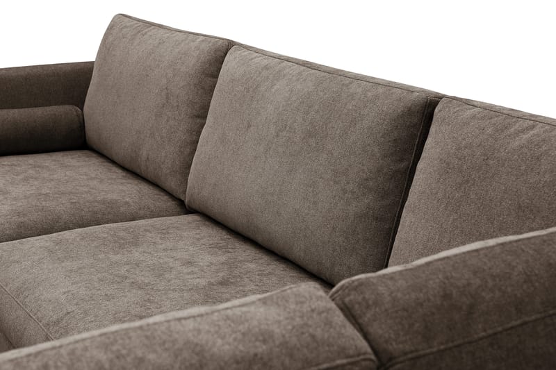 Ocean Lyx 4-sits Soffa med Schäslong Höger - Mörkbrun - Möbler - Vardagsrum - Soffor - Divansoffa & schäslong