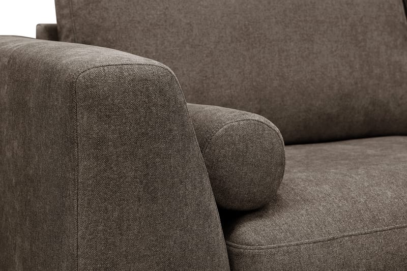 Ocean Lyx 4-sits Soffa med Schäslong Höger - Mörkbrun - Möbler - Vardagsrum - Soffor - Divansoffa & schäslong