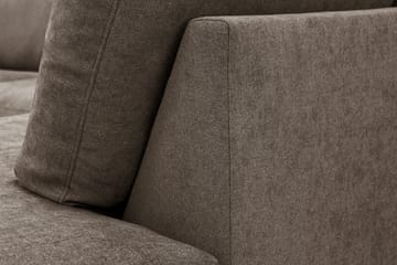 Ocean Lyx 4-sits Soffa med Schäslong Höger - Mörkbrun - Möbler - Vardagsrum - Soffor - Divansoffa & schäslong