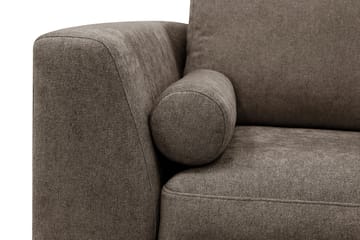 Ocean Lyx 4-sits Soffa med Schäslong Höger - Mörkbrun - Möbler - Vardagsrum - Soffor - Divansoffa & schäslong