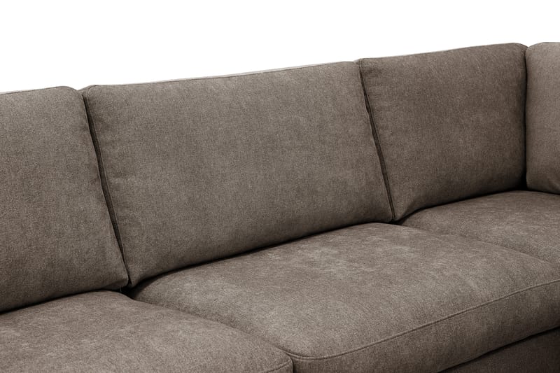 Ocean Lyx 4-sits Soffa med Schäslong Höger - Mörkbrun - Möbler - Vardagsrum - Soffor - Divansoffa & schäslong