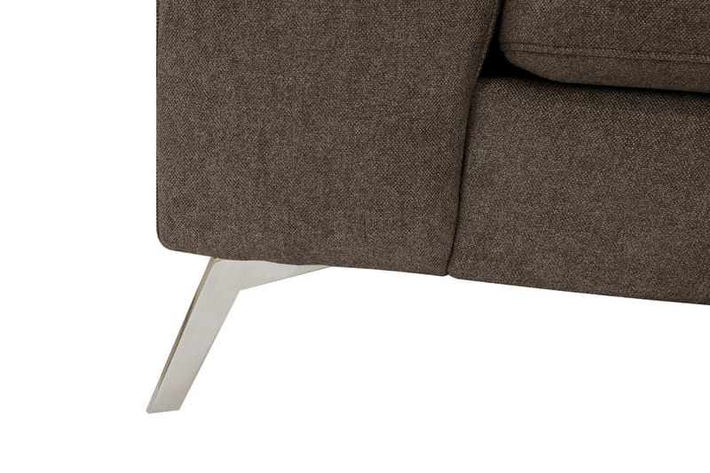 Ocean Lyx 4-sits Soffa med Schäslong Höger - Mörkbrun - Möbler - Vardagsrum - Soffor - Divansoffa & schäslong