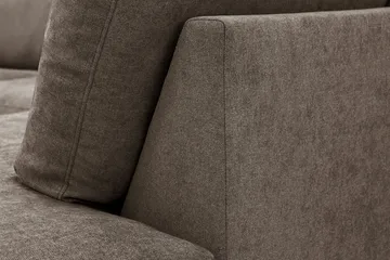 Ocean Lyx 4-sits Soffa med Schäslong Höger - Mörkbrun - Möbler - Vardagsrum - Soffor - Divansoffa & schäslong