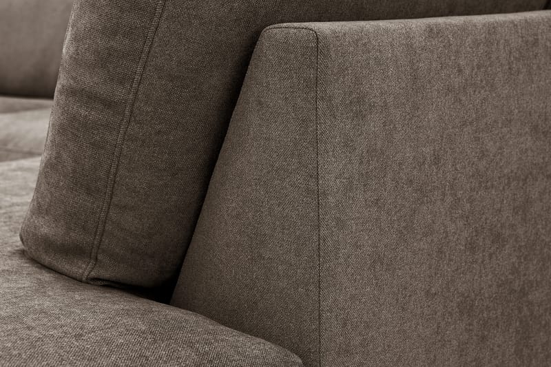 Ocean Lyx 4-sits Soffa med Schäslong Höger - Mörkbrun - Möbler - Vardagsrum - Soffor - Divansoffa & schäslong
